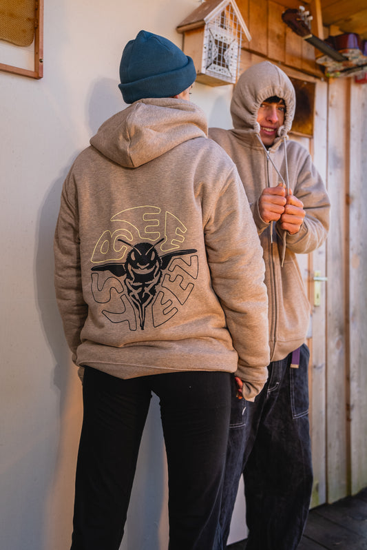 BEESTEEZ - Gefütterter Zipper Hoodie