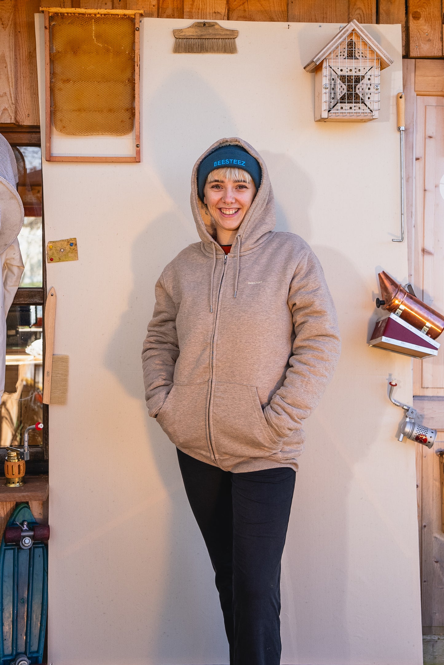BEESTEEZ - Gefütterter Zipper Hoodie