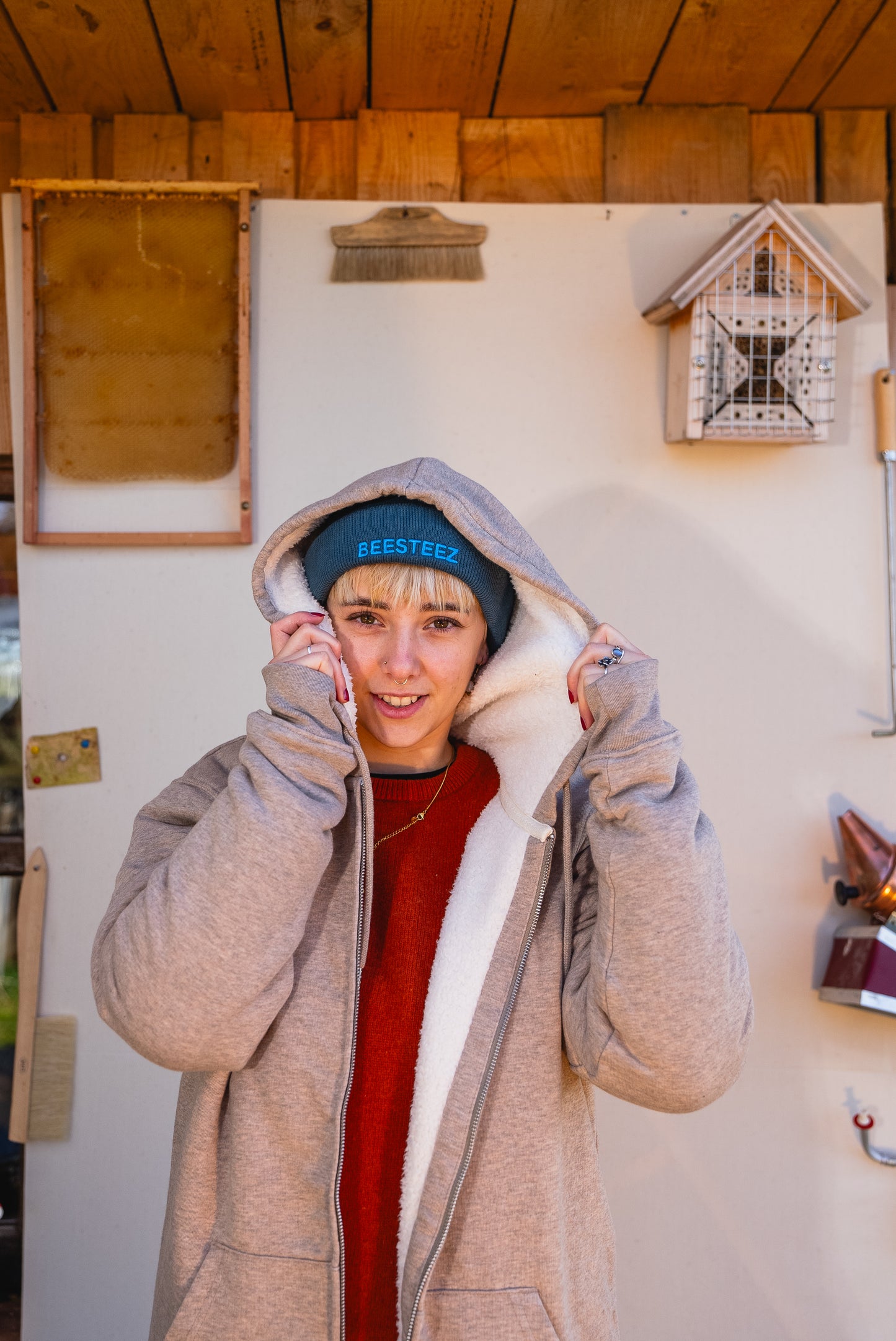 BEESTEEZ - Gefütterter Zipper Hoodie