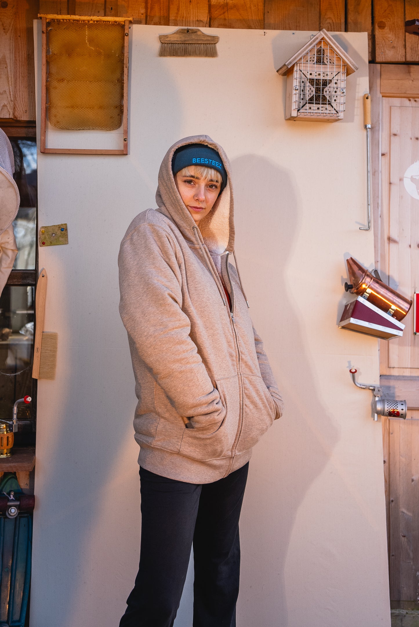 BEESTEEZ - Gefütterter Zipper Hoodie