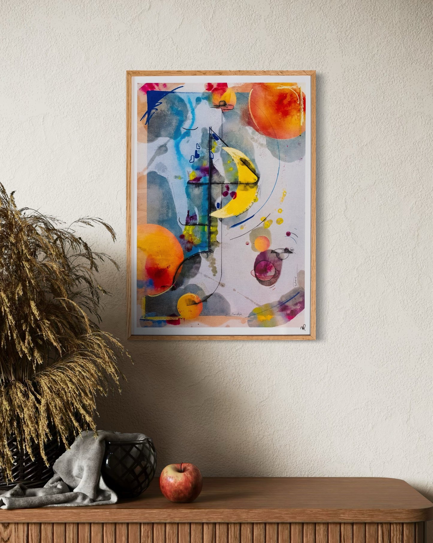 Poster, Kunstdruck "Spherical Shine" A3 Fine Art Print - nohkob Noah Solleder