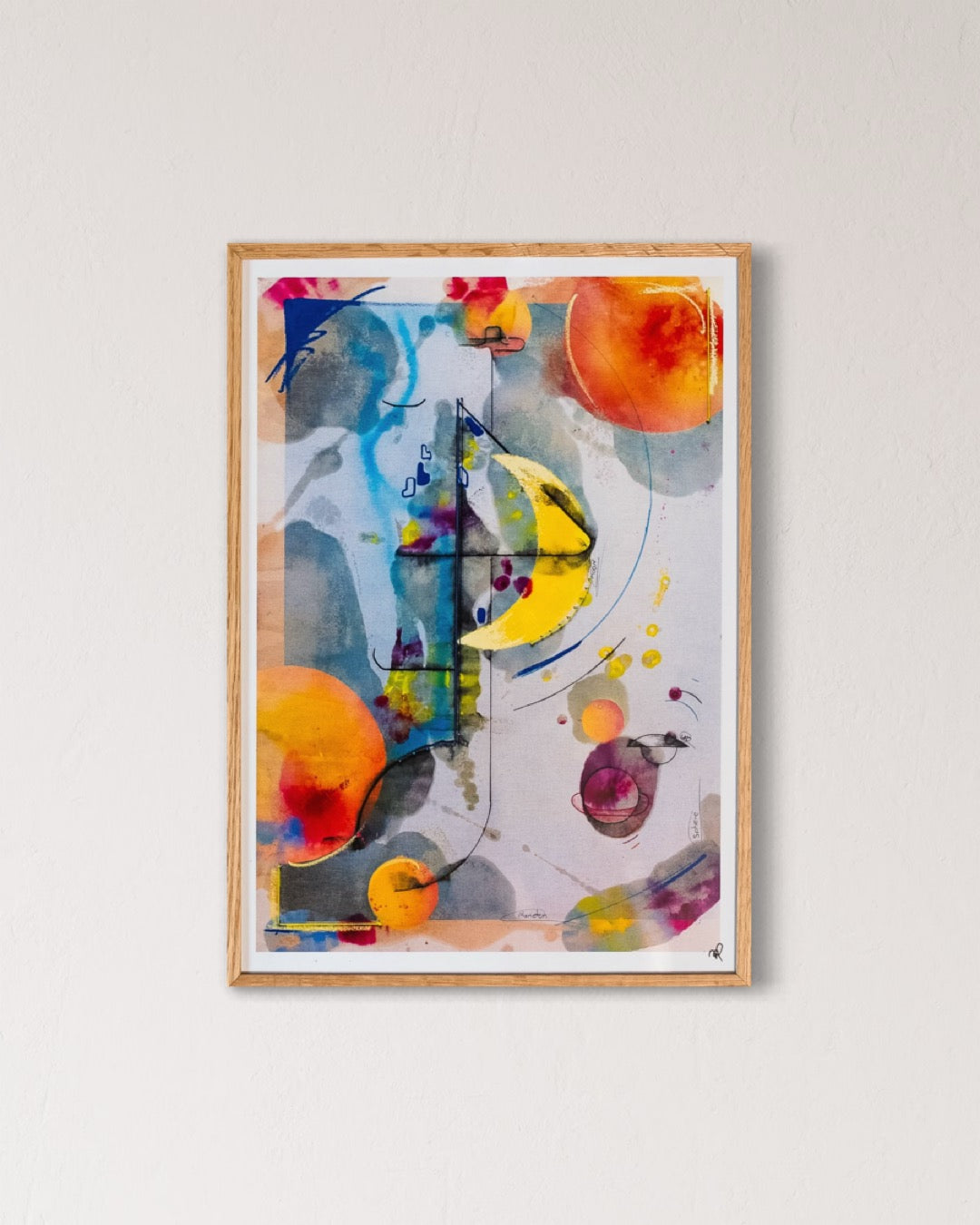 Poster, Kunstdruck "Spherical Shine" A3 Fine Art Print - nohkob Noah Solleder