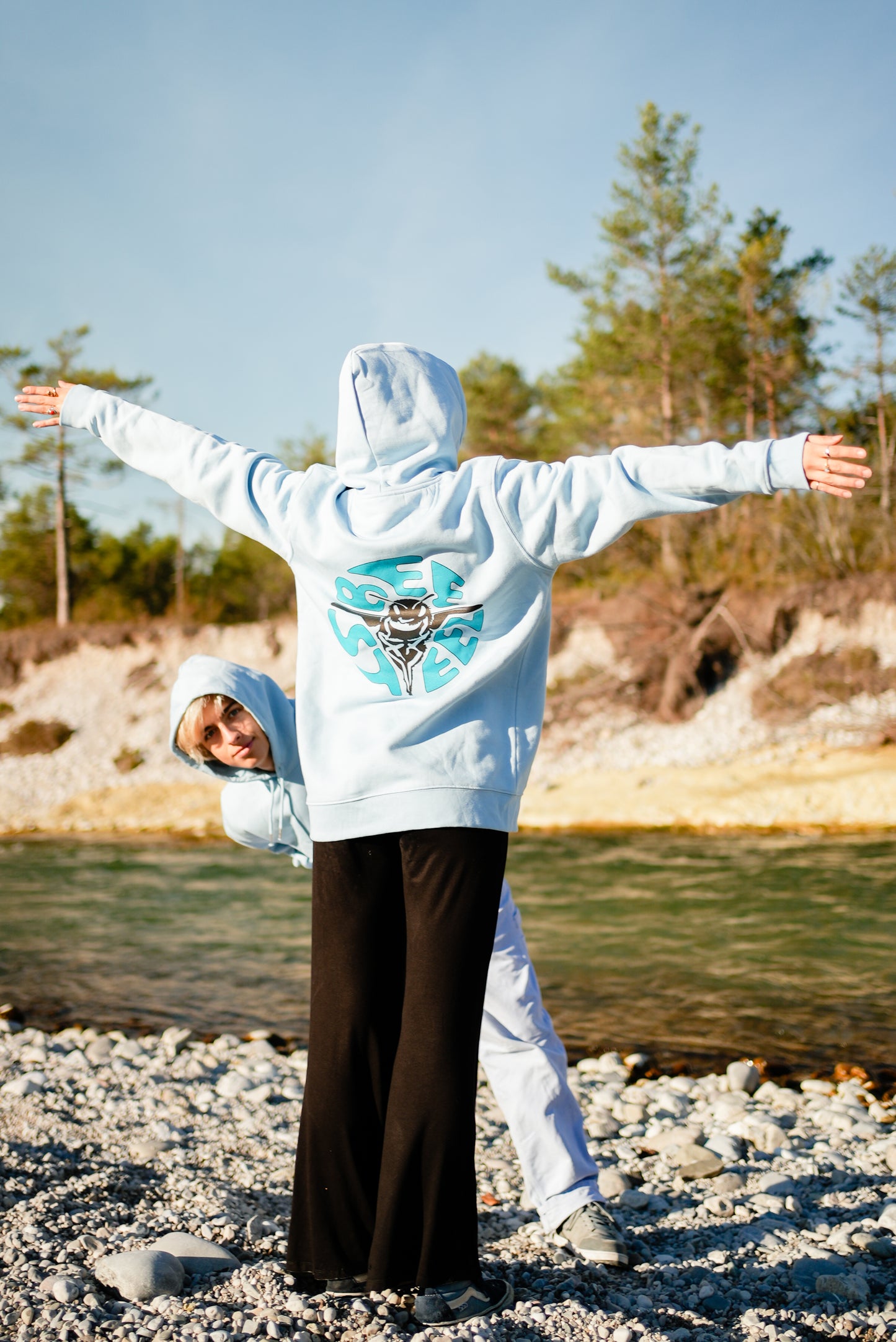 Hoodie Sky Blue