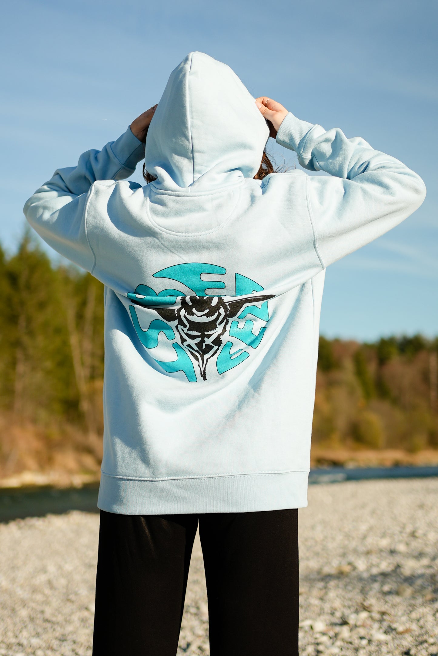 Hoodie Sky Blue