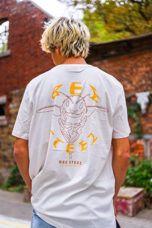 BEESTEEZ - T-Shirt vintage white